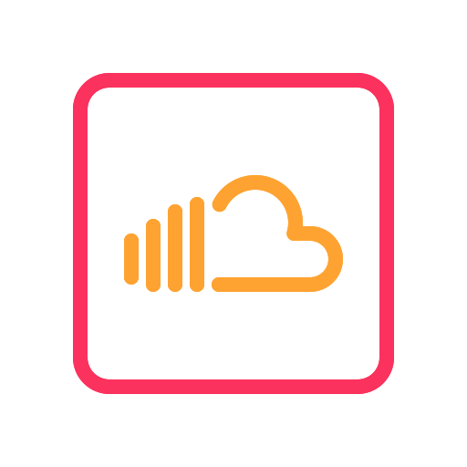Internet, media, mobile, network, social, sound cloud, web icon